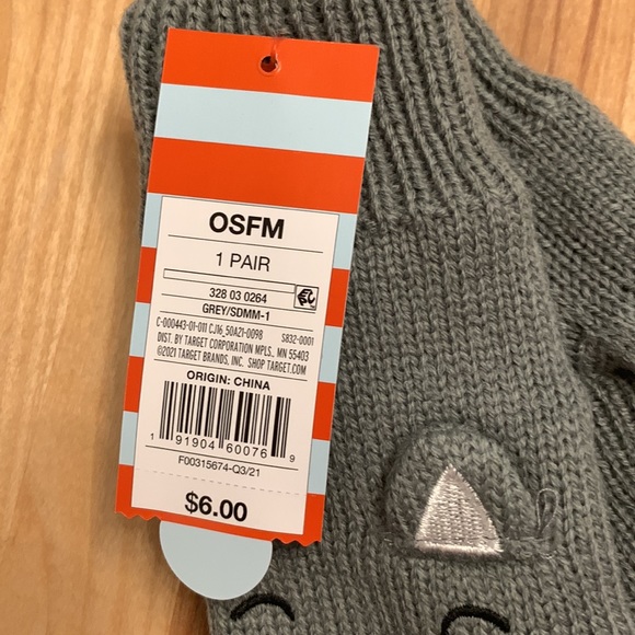 Girls Kitten Mittens NWT - Picture 3 of 3